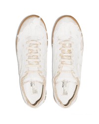 weiße niedrige Sneakers von Maison Margiela