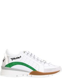 weiße niedrige Sneakers von Dsquared2