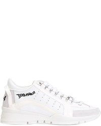 weiße niedrige Sneakers von Dsquared2