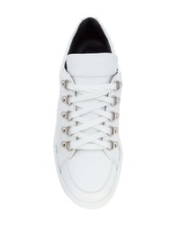 weiße niedrige Sneakers von Balmain