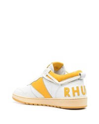 weiße niedrige Sneakers von Rhude