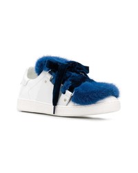 weiße niedrige Sneakers von Moncler