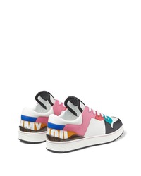 weiße niedrige Sneakers von Jimmy Choo