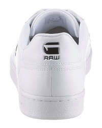 weiße niedrige Sneakers von G-Star RAW