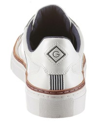 weiße niedrige Sneakers von Gant Footwear