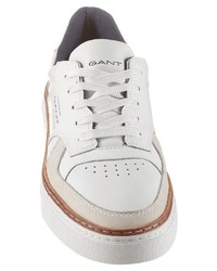 weiße niedrige Sneakers von Gant Footwear