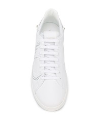 weiße niedrige Sneakers von Valentino