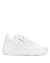 weiße niedrige Sneakers von Giuseppe Zanotti