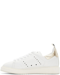 weiße niedrige Sneakers von Golden Goose Deluxe Brand