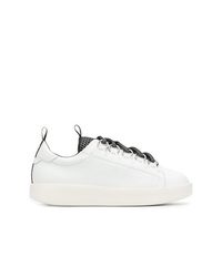 weiße niedrige Sneakers von Grey Mer