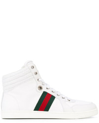 weiße niedrige Sneakers von Gucci