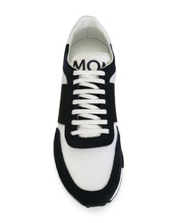 weiße niedrige Sneakers von Moncler