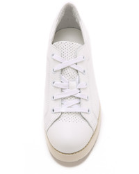 weiße niedrige Sneakers von Acne Studios