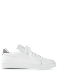 weiße niedrige Sneakers von Kris Van Assche