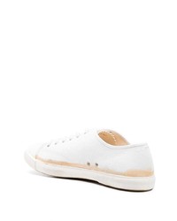 weiße niedrige Sneakers von Maison Margiela