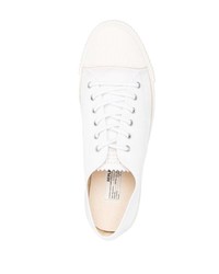 weiße niedrige Sneakers von Maison Margiela