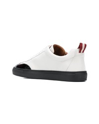 weiße niedrige Sneakers von Bally