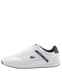 weiße niedrige Sneakers von Lacoste