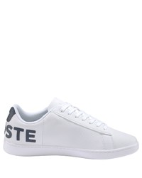 weiße niedrige Sneakers von Lacoste