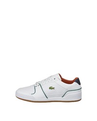 weiße niedrige Sneakers von Lacoste