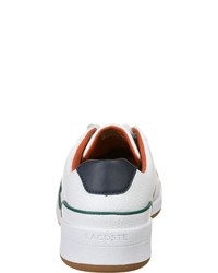 weiße niedrige Sneakers von Lacoste