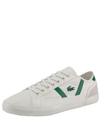 weiße niedrige Sneakers von Lacoste