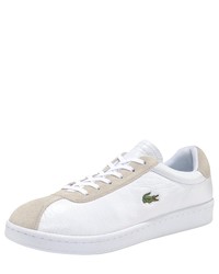 weiße niedrige Sneakers von Lacoste