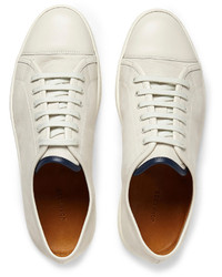 weiße niedrige Sneakers von John Lobb