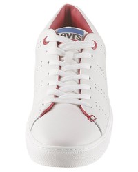 weiße niedrige Sneakers von Levi's