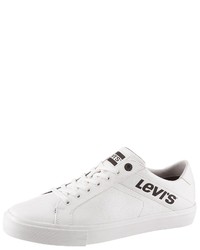weiße niedrige Sneakers von Levi's