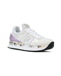 weiße niedrige Sneakers von White Premiata