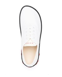 weiße niedrige Sneakers von Marni