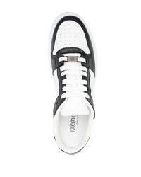 weiße niedrige Sneakers von Roberto Cavalli