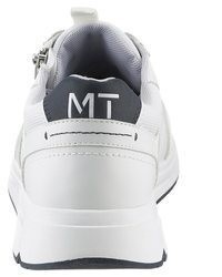 weiße niedrige Sneakers von marco tozzi
