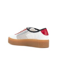 weiße niedrige Sneakers von Tommy Hilfiger