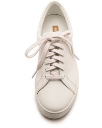 weiße niedrige Sneakers von Michael Kors