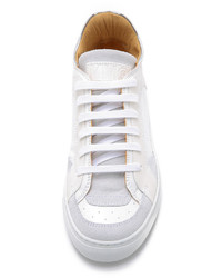 weiße niedrige Sneakers von Maison Margiela