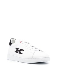 weiße niedrige Sneakers von Kiton