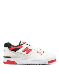 weiße niedrige Sneakers von New Balance