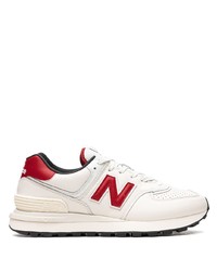 weiße niedrige Sneakers von New Balance