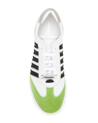 weiße niedrige Sneakers von DSQUARED2