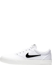 weiße niedrige Sneakers von Nike SB