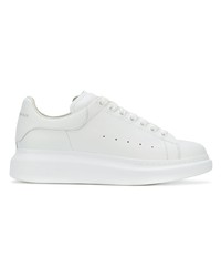 weiße niedrige Sneakers von Alexander McQueen