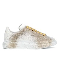 weiße niedrige Sneakers von Alexander McQueen