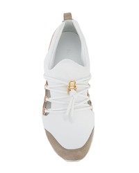 weiße niedrige Sneakers von Buscemi