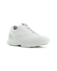 weiße niedrige Sneakers von Ermenegildo Zegna