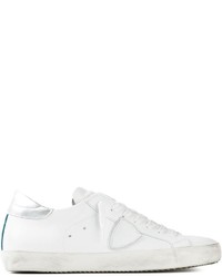 weiße niedrige Sneakers von Philippe Model
