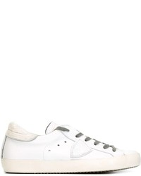 weiße niedrige Sneakers von Philippe Model