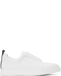weiße niedrige Sneakers von Pierre Hardy