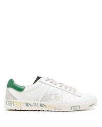 weiße niedrige Sneakers von Premiata